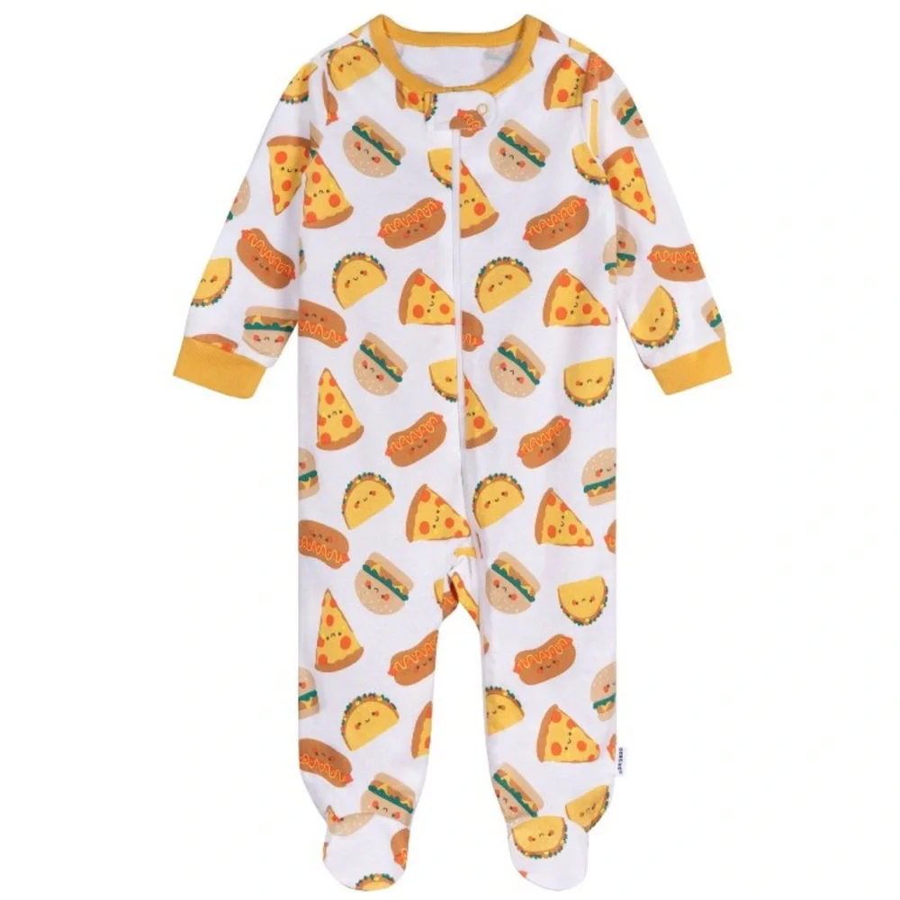 Onesies Brand Baby Boys 4 pack Sleep n’ Play 6-9 months